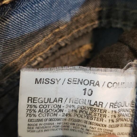 Nine West Women's Boot Cut Blue Jeans. Size 10 - Picture 5 of 16